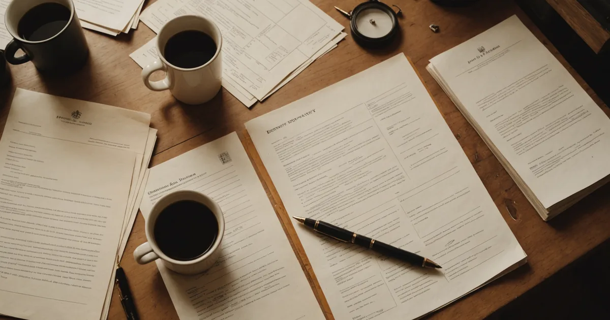 Forensic document analysis showing content signal patterns